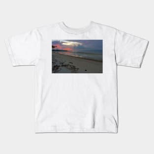 Sunset Colors Bathe Siquijor Beach Kids T-Shirt